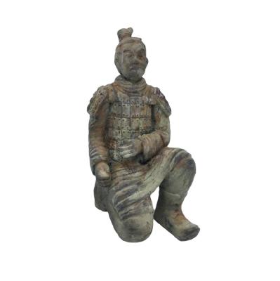 China China Handmade Mold Making Resin Craft Archeology Old Terracotta Warriors Supply Resin Crafts For Home Decoration for sale