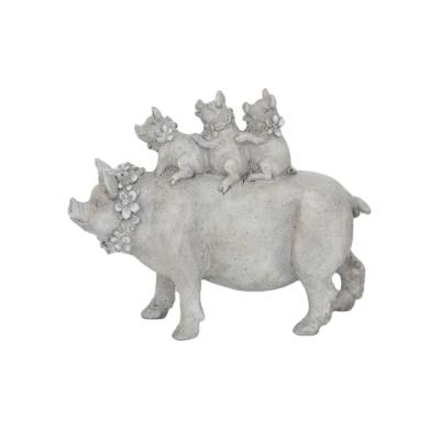 China Europe mold production resin handwork cement color animal sculpture, used for garden decorative statues, for sale