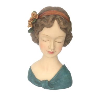 China China handmade mold selling resin craft sculpture home decoration art of girl's decoration, indoor and outdoor senior home decoration for sale