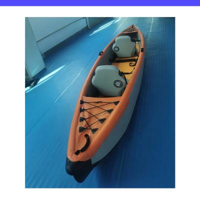 China Water Sports Equipments 2021 New Hot Selling Inflatable Kayak Boat 2 Person Yes Fishing Boat for sale