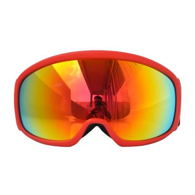 China SKI Snow Sports Partner Kid Ski Glass Eyes Ski Goggles Best Frame Strong Kids TPU Protection for sale