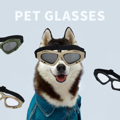 China Classic Retro Dog Outdoor Glasses RTS Glasses For Dogs Funny Pet Glasses Dog Accessories for sale