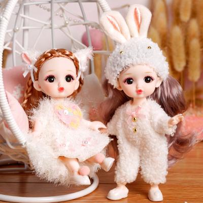 China Art Decor Factory Wholesale Mini Dolls Baby Dress Can Hold With Doll Clothes Ball Joint Toy 6 Inch Plastic Girl Chucky Doll Toys for sale