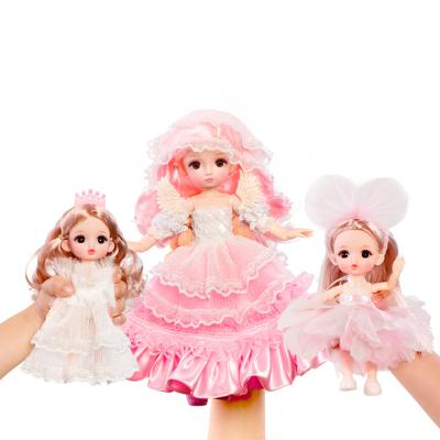 China Mini Toy Wholesale Wedding Dolls Set Pretend Play Girl Dolls Toy Holiday Dance Gift Girl Princess Gift for sale