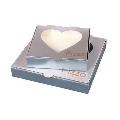 China Printed biodegradable ustom with logo design eco disposable pizza boxes for sale