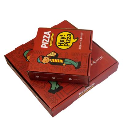 China Biodegradable pizza box price pizza packaging box pizza boxes 35cm x 35cm customized logo package for sale