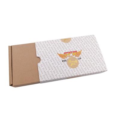 China Recycled Materials Custom Recycled Packing Clothes Long Infill Top Corrugated Paper Packing Box To Ship On Salebox for sale