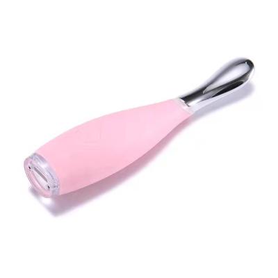 China ABS+Stainless Steel Skin Care And Beauty Equipment Tools Heated Electric Smart Vibration Eye Massager for sale