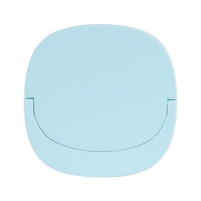 China Portable Candy Color Lighted Handheld Cosmetic Mirror With USB Rechargeable LED Light for sale