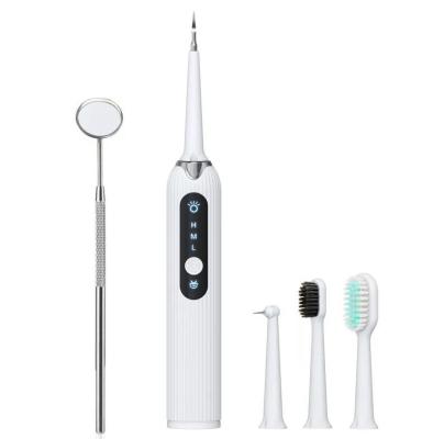 China Battery Operated Rechargeable Household Hygiene Products Medical Grade Oral Dental Ultrasonic Teeth Cleaner for sale