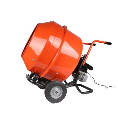 China Building material shops 260 liter concrete mixer with powerEasy handle and gasoline to move and clean for sale