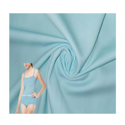 China 180g 82% 18% high stretch 40D nylon spandex 4 way stretch fabric for underwear fabric with colors in stock for sale