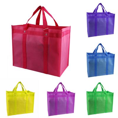 China Feature Promotional Custom Printed Recycled Eco Grocery Non Woven Sewing Handbag Tote Bag for sale