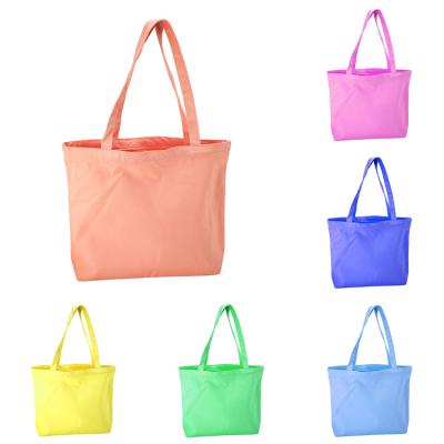 China Wholesale Canvas Handled Cotton Tote Large Reusable Shopping Bag With Logo for sale