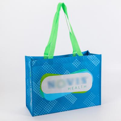 China Reusable Packaging Folding Laminated CEO Bag Shopping Tote Rpet Bag Non Woven PP Woven Bag With Custom Logo for sale