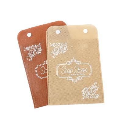 China Wholesale Custom Logo Reusable Small Ultrasonic Feature Non Woven Storage Bags With Snap for sale