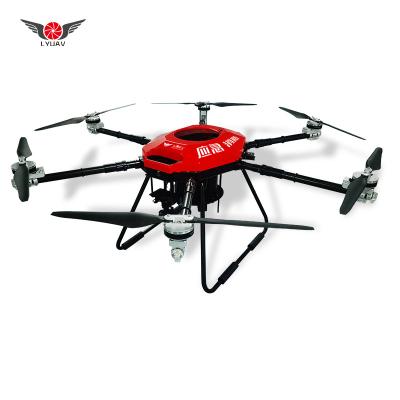 China Emergency Multi Fire Rescue UAV LY-FT60 Altitude Hold Mode Heavy Load Rotor Remote Control Firefighting Drone with Fire Bombs for sale