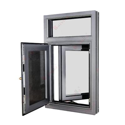 China Modern Style Windows Blacks Ingle Pane Aluminum Composite Casement Windows Swing Windows for sale