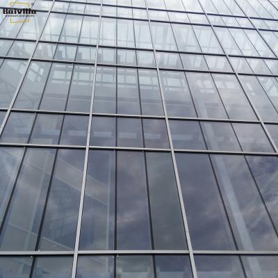 China Baivilla Soundproof Aluminum Curtain Wall Profile Glass Curtain Walls Accessories For Facade for sale