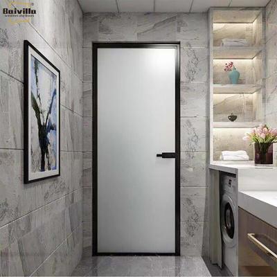 China Baivilla Export Quality OEM Service Soundproof Tempered Glass Bathroom Door for sale