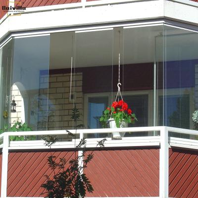 China USA Hot Sale Soundproof Partition Frameless Aluminum Folding Door Glass Window for sale