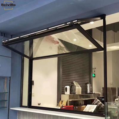 China Soundproof Windows Large Aluminum Anti-theft Tempered Glass Hurricane Proof Windows For Home for sale