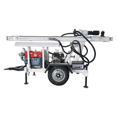 China Small farms water well drilling equipment RC120W trailer mounted water well drilling rig for sale for sale