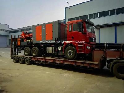 China Farms Good Quality 6X4 Truck Mounted Well Bored Auger With Air Compressor For Deep Well Drilling for sale