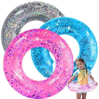 China Eco-friendly PVC Factory Custom Logo PVC Customize Floating Inflatable Swimming Ring for sale