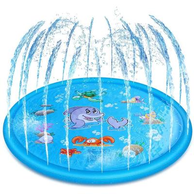 China PVC Inflatable Splash Sprinkler Pad Water Outdoor Play Mat For Kids for sale