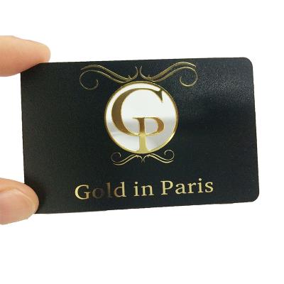 China Customized Waterproof / Waterproof Matte Black NFC Metal Printing Business Card for sale