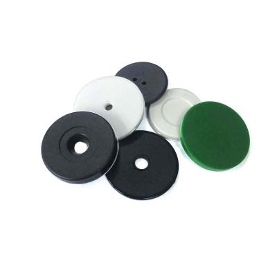 China Passive MINI TAG PPS clothing hang tag garment tags UHF rfid button thermo adhesive washable laundry tag for sale