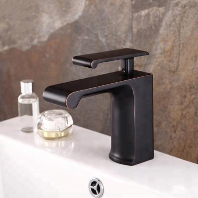 China Single Metered GLOBE Bathroom Faucets Handle Basin Water Taps Brass Matte Black Faucet Tap Single Mixer Taps for sale