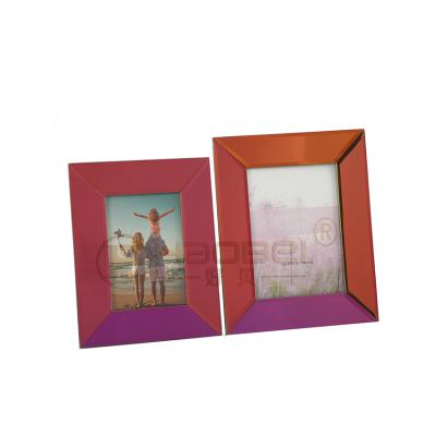 China Home Picture Display Photo Stained Glass Frame Pictures Show Glass Picture Frame for sale