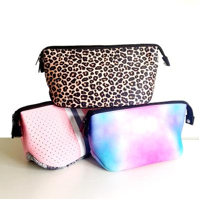 China 2021 Wholesale Eco-friendly Pouch Neoprene Fashion Simplicity Bag Cosmetic Makeup Bag WOMEN BEAUTY BAG for sale