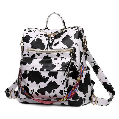 China Waterproof 2022 New Arrival Multi-Use Backpacks Fashion Ladies Shoulder Bag School Travel Bags PU Leather Backpack For Women for sale