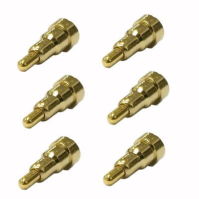 China Size 6mm Male Connector Small Pogo Pin Diameter 1.9mm RC0093 Spring Loaded Pogo Pin Connector for sale