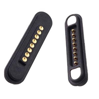 China Magnets Waterproof Pitch 2.2 Mm 9 Pin Male Female Magnetic Connector Pogo Pin LH1003 for sale