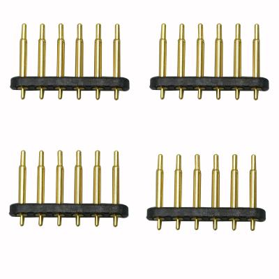 China 6P Pogo Pin Connector 6P Pogo Pin Connector Male Connector Solder Spring Pin RR001 for sale