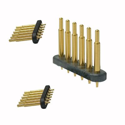 China 6P Pogo Pin Connector 6P Pogo Pin Connector Male Connector Solder Spring Pin RR001 for sale