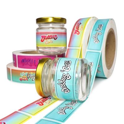 China Waterproof Customizable Printing Roll Up Stickers Pre Label Spice Labels Stickers Kitchen Label Stickers for sale