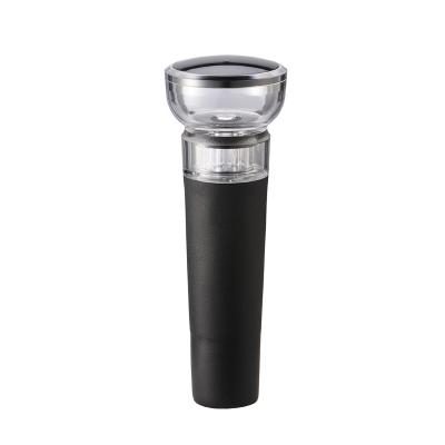 China Wine Bottle Vacuum Pump Bar Accessory Viable New Plastic Manual Easy Seal Suction Type Suction Stopper for sale