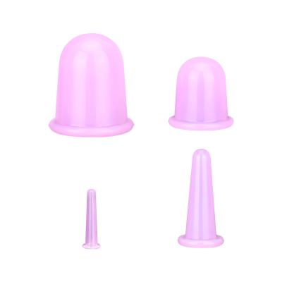 China Fashionable Silicone Suction Cup Full Body Massage Set Facial Cup for sale