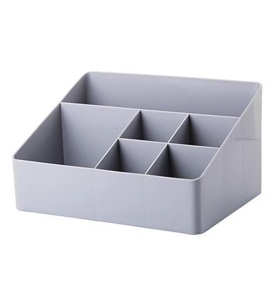 China Modern Wholesale Multifunctional Stationery Organizer Desk Drawer Plastic Makeup Cosmetic Storage Box for sale