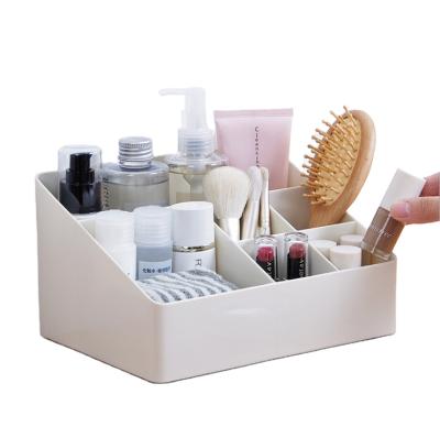 China Modern Hot Multifunctional Desktop Drawers Display Plastic Cosmetic Organizer Beauty Storage Box Makeup for sale