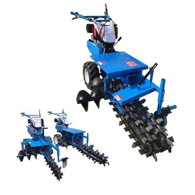 China Farms Tractor Trenching Machine Small Ditch Pipeline Ripping Machine Trench Digging Chain for sale