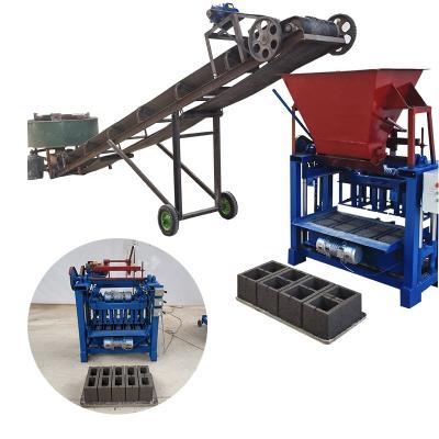 China Building Material Stores Mini Automatic Mobile Concrete Cement Brick And Block Making Machine Automatic Brick Making Machinery for sale