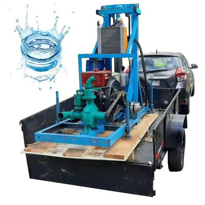 China Farms Blast Hole Drill Water Well Drilling Machine Diesel Hydraulic Portable Water Drilling Rig Machine Price for sale