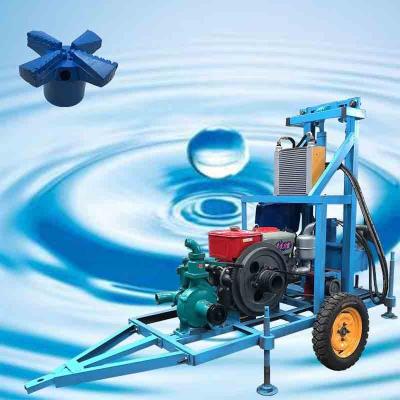 China Rotary Portable Construction Material Stores Augers Rigs Water Well Drilling Rig Machine for sale