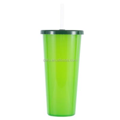 China 2020 Hot Selling Viable Hot Selling Beach Mug Party 2020 800ML Plastic Magic Cold Discoloration Cup Bottle Changing Tumbler With Lid And Straw for sale